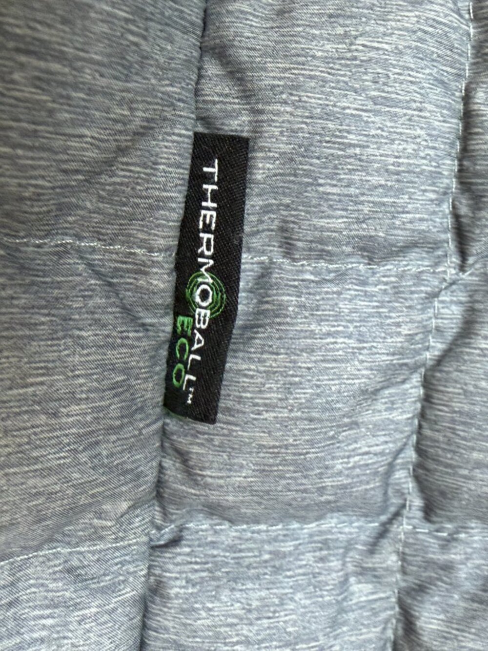 The North Face ThermoBall Eco Parka 2 Grey Heather Hooded Coat L - Picture 8 of 13